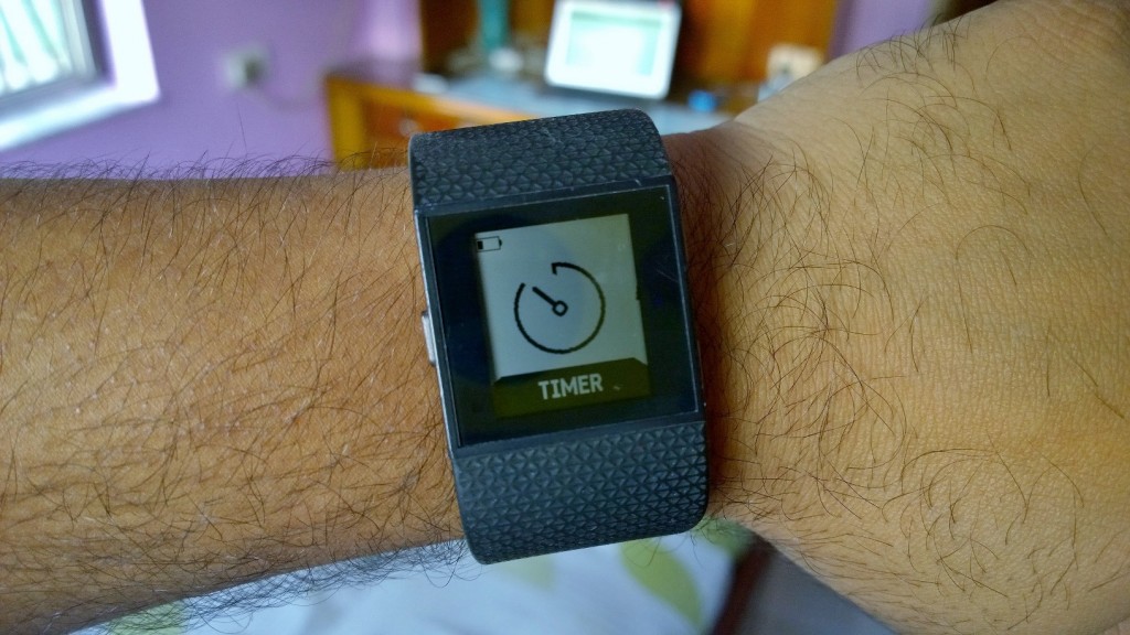 fitbit inspire timer